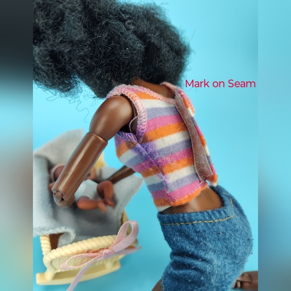 Mattel MTM AA Barbie Doll & Zuru My Mini AA Baby Girl + Nursery Accessories Lot - Picture 8 of 12